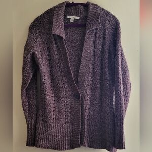 Dusty purple cardigan